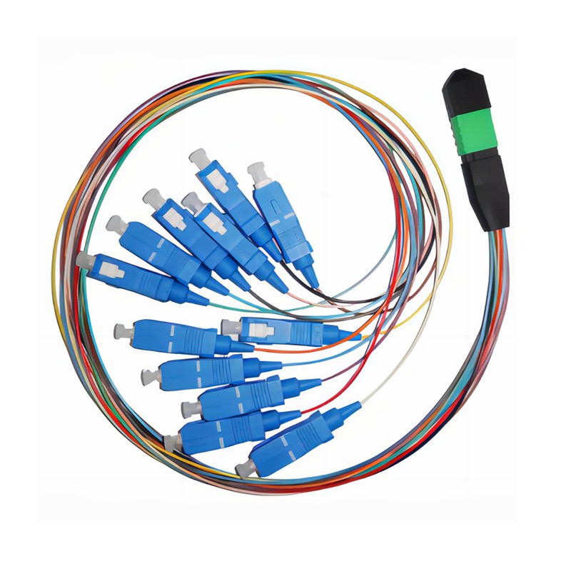 MPO To SC Fiber Optic Jumper Cable MPO To SC Fiber Optic Jumper Cable